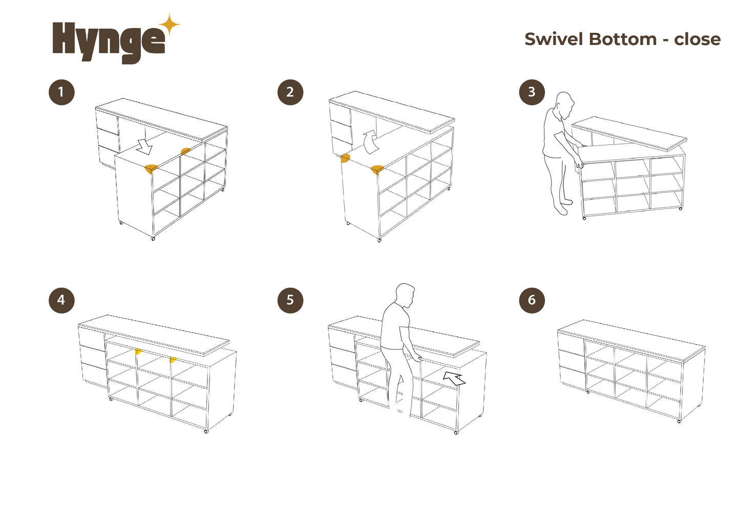 Swivel Bottom